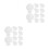 20Pcs White Mini Cloth Chef Hats Cute Tiny Doll Accessories for Crafts 4