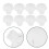 20Pcs White Mini Cloth Chef Hats Cute Tiny Doll Accessories for Crafts 9