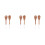 6Pcs Wood Mixing Spoons Brown Long Handle Wooden Kitchen Serving Tools 1