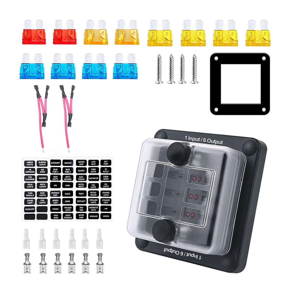 3Sets Automotive Waterproof Fuse Marine Fuse Organizer 3703108483276