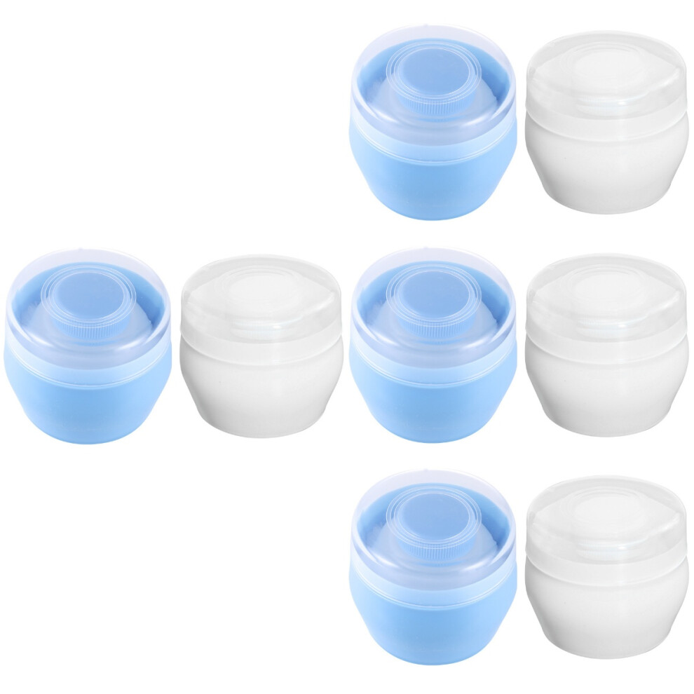 8Pcs Baby Care Powder Puff Container Portable For Home Use Villcase