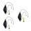 3Sets Boxball Trainingsset Strapazierfähig Mit Pumpe Und Haken 9