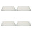 4Pcs Multifunctional Beige Dish Drying Mats for Kitchen and Bar Use 8