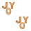 6Pièces Plateau Snack Bambou Khaki Lettre Joy Pour Réceptions 9
