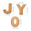 6Pièces Plateau Snack Bambou Khaki Lettre Joy Pour Réceptions 11