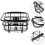 2Pcs Black Bike Basket Practical Storage Holder 10