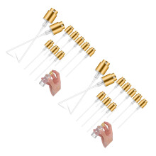 20Pcs Versatile Perfume Bottle Spray Nozzle Golden Plastic Pump