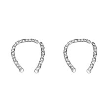2Pcs Silver Purse Handle Chain Zinc Alloy Durable Shoulder Bag Strap