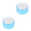 2 Pieces Portable Container Box For Talcum Boxes Puff And 1