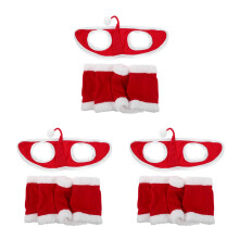 3Sets Horse Hat with Leg Wraps Holiday Costume for Parties