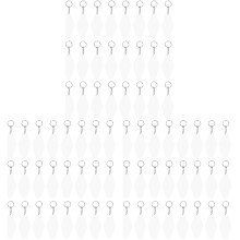 90 Sets Key Chain Tag Sublimation Alloy