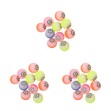 48Pcs Bright Elastic Eye Bounce Balls Colorful Kids Balls for Games