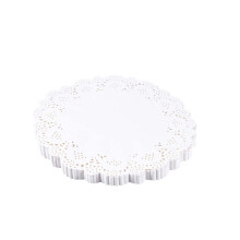 Mlins 140 Pcs Cake Desserts Decorative Paper Doilies Size 3 White
