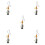 5Pièces Pendentifs Calebasse Chinoise Gland 5