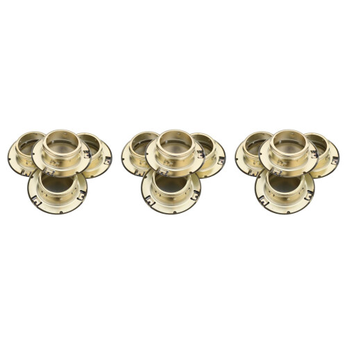 12Pcs Copper Ceiling Sprinkler Head Protector with Easy Installation