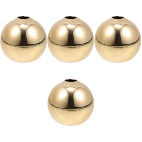 4Pcs Premium Ceramic Golden Flower Vases Elegant Decorative Container