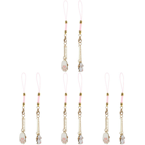 8Stk Niedliche Phone Strap Handy Charm Anhänger 2