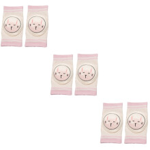 3Pairs Pink Baby Elbow Knee Protector Comfortable Walking Pad