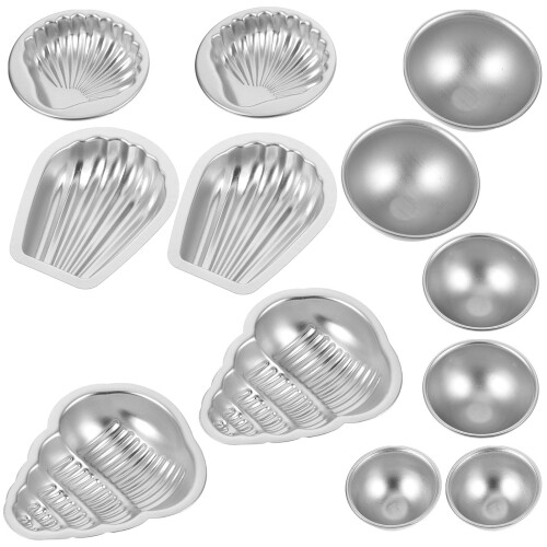36Stk Aluminium Form DIY Seifenform Rund Silber Küchenform 2