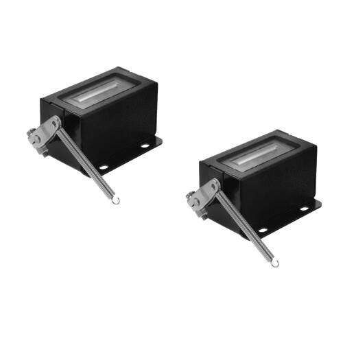 2Pcs Precision Mechanical Lever Counter Portable Black for Walking