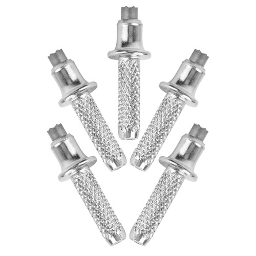 5pack Tungsten Steel Silver Hiking Poles