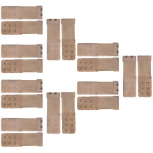 18Pcs Women Bra Extenders Elastic Beige Straps for Comfortable Fit