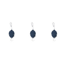 3Pcs Black Plants Hanging Hooks with Nylon Rope and Locking Mechanism