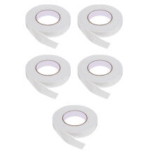 5Pcs White Double Sided Foam Tape High Temp Resistant for Home Office