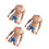 3Pièces Maillots Natation Triangle Portable 8