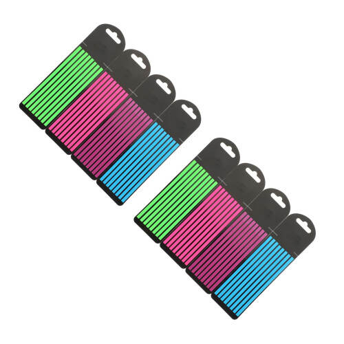 2Pcs Assorted Color Transparent Pet Highlighter Tape for School Use