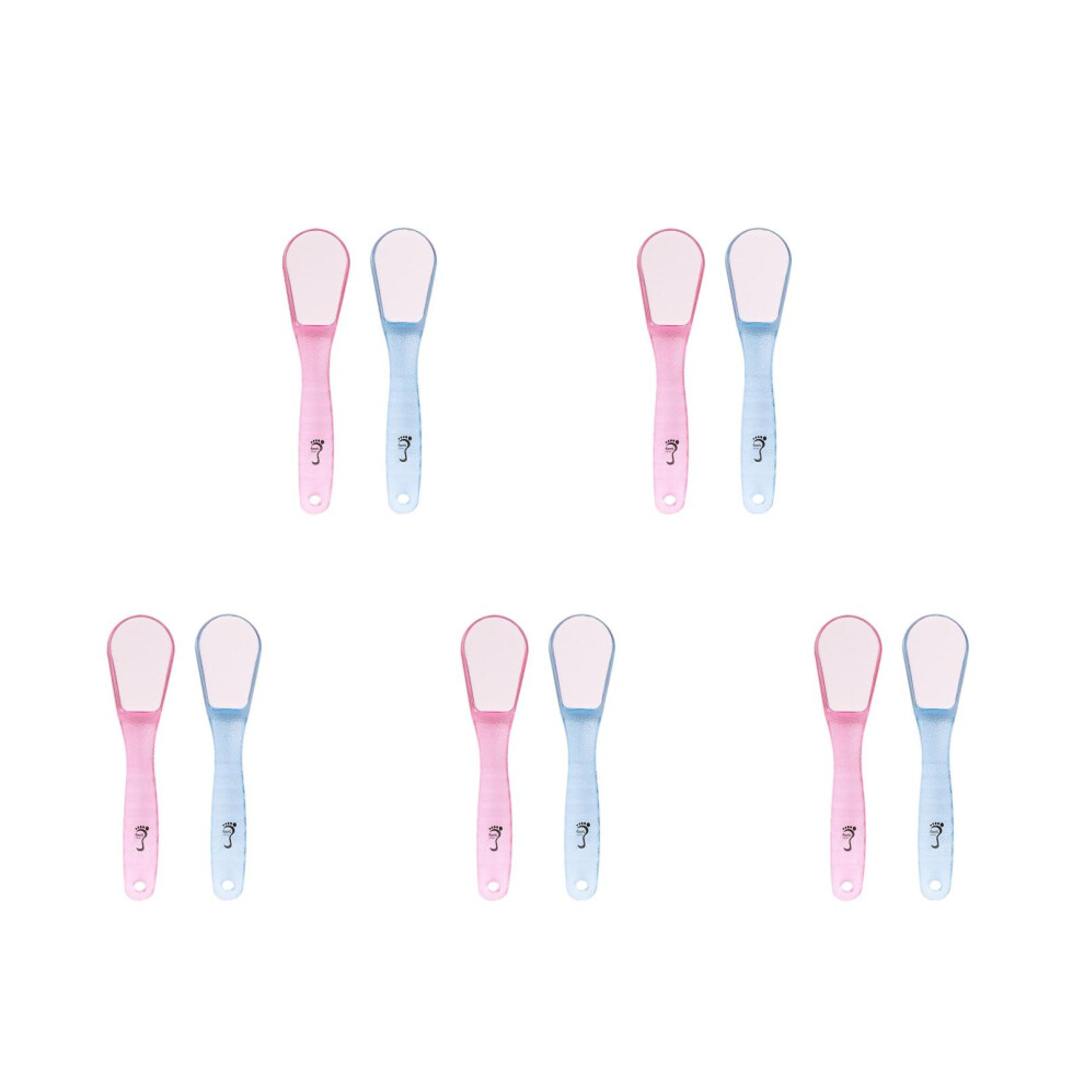 Villcase 10Pcs Practical Foot Grinders Foot Pedicure Tools With Assorted Colors