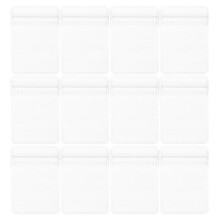 500Pcs Transparent Mini Jewelry Organizer Zipper Lock Storage Bags
