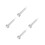 4Pcs Silver Meat Tenderizer Hammer Stainless Steel Kitchen Accessory 1