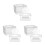 9Pcs Practical Baby Wipes Case Transparent Durable Storage Container 1