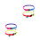 4Pièces Colliers Réglables Avec Clochette 5