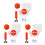3Sets Wand-Basketballset Mit Saugnapf Für Kinder 7