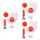 3Sets Wand-Basketballset Mit Saugnapf Für Kinder 8
