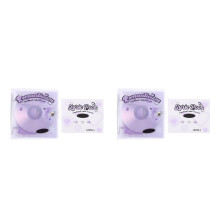 2Pcs Picture Album Violet Pvc+pp for Photo Cards Travel and Memories