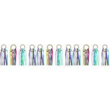 12Pcs Charming Dancing Silk Ribbons Colorful Gymnastics Streamers