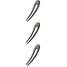 3Pcs Wooden Hair Accessories U Shaped Hair Forks for Elegant Styles