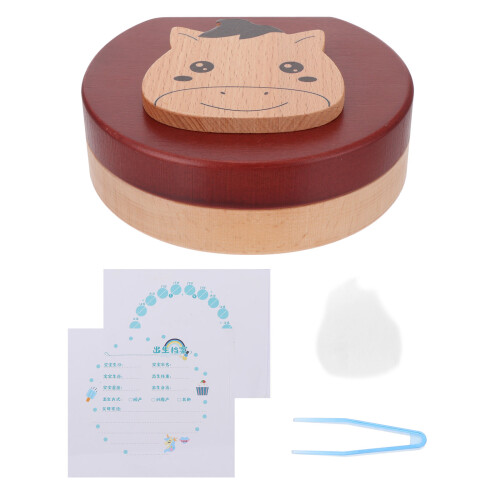 2Pièces Dents De Lait Bois Multi Usage Bébé 1