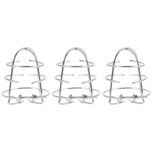 3Pcs Aluminum Fire Sprinkler Head Cover Silver for Ceiling Protection