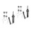 2Pcs Portable Hot Air Heater Adjustable Temperature for Desoldering 1