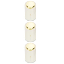 3Pcs Stylish Acrylic Toothpick Dispenser White for Home and Travel