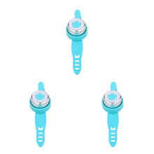 3Pcs Blue Kids Bike Bell Loud Sound Strap for Bike and Scooter