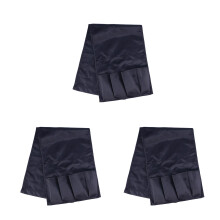 3Pcs Collapsible Black Sofa Armrest Organizer for Daily Gear