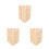 30Pcs Multipurpose Wooden Bucket Handle Beige Ergonomic Grip 1