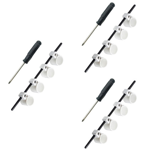 3Pcs Adjustable Finger Extensor Sleeves White for Instrument Practice
