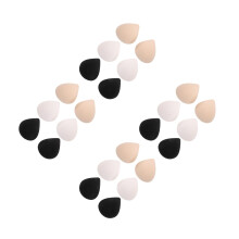 12Pairs Soft Latex Bra Pad Inserts Teardrop Shape for Enhanced Support