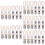 30Pcs Versatile White Cotton Loop Tea Towel Holder Clips for Home Use 1
